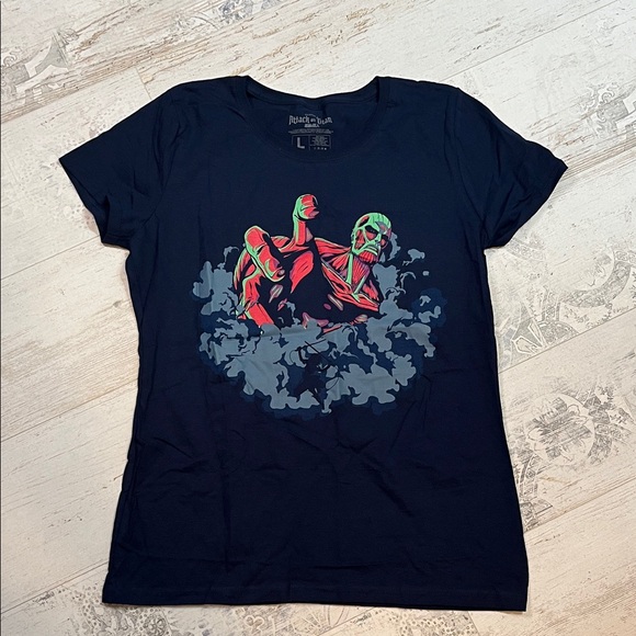 Loot Crate Attack On Titan Exclusive Tee Shirt Size Large - Picture 1 of 6